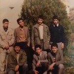 ایستاده: آقایان  شهید حیدری، میرخسروی، توکلی، حبیبی. نشسته: آقایان توکلی، محمدخانی، رمضانی.