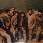 ازچپ: آقایان مقیمی، توکلی، ایران پور، شهید تائبی، دبیر محترم صبوحی، نوروزی، توکلی و میرخسروی.