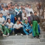 سال 1375، کلاس اول با آقای حاجی زکی دبیر ورزش