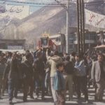 مراسم تشییع پیکر پاک شهید حبیبی - بهار1365