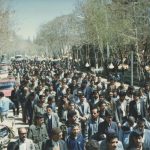 مراسم تشییع پیکر پاک شهید حبیبی - بهار1365